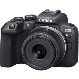 Digitální fotoaparát Canon EOS R10 + RF-S 18-45 mm IS STM + Adapter EF-EOS R (5331C038) černý