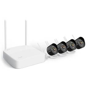 Kamerový systém Tenda K4W-3TC Video Security Kit 2K + 4x camera černá barva
