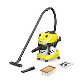 Víceúčelový vysavač Kärcher WD 4 S V-20/5/22 žlutá barva
