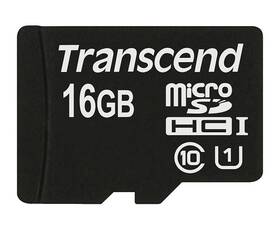 Transcend MicroSDHC Premium 16GB UHS-I U1 (45MB/s)
