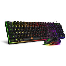 Klávesnice s myší Connect IT BATTLE CKM-3200-CS, CZ + SK layout černá barva
