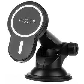 Držák na mobil FIXED MagClick XL s podporou MagSafe, na sklo nebo palubní desku, 15W (FIXMCLI-XL-BK) černý