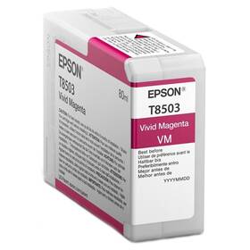Inkoustová náplň Epson T8503, 80 ml (C13T850300) purpurová