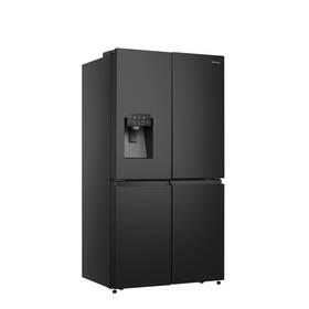 Americká lednice Hisense RQ7P522STFE černá barva
