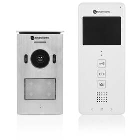 Dveřní videotelefon Smartwares DIC-22112 (DIC-22112) stříbrný/bílý