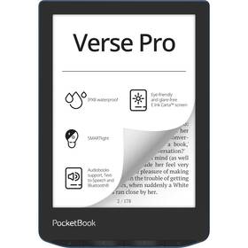Čtečka e-knih Pocket Book 634 Verse Pro - Azure (PB634-A-WW) - rozbaleno - 24 měsíců záruka