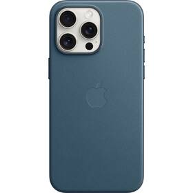 Kryt na mobil Apple FineWoven Case s MagSafe pro iPhone 15 Pro Max - tichomořsky modrý (MT4Y3ZM/A)