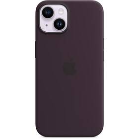 Apple Silicone Case s MagSafe pro iPhone 14 - bezinkově fialový