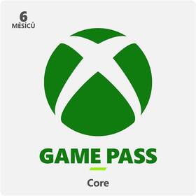  Microsoft Xbox Game Pass Core - předplatné na 6 měsíců - elektronická licence 
