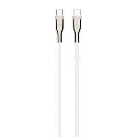 Kabel FIXED USB-C/USB-C s podporou PD, 100W, 1,2m (FIXDB-CC12-WH) bílý