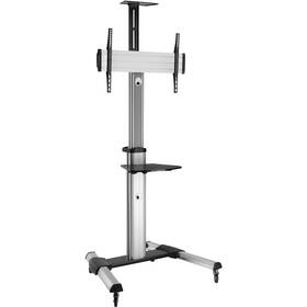 Stojan pro TV STELL SOS 4100, pro úhlopříčky 40" až 100", nosnost 50 kg (35050153) stříbrný