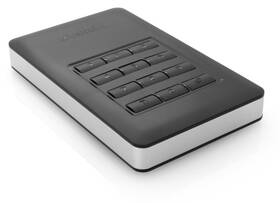 Externí pevný disk 2,5" Verbatim Store 'n' Go 1TB, s numerickou klávesnicí pro šifrování (53401) stříbrný/šedý