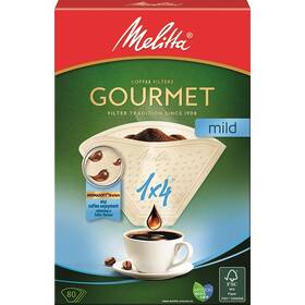 Filtr Melitta 1 x 4, 80 ks Gourmet Mild (160390)