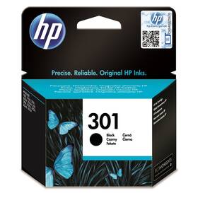 Inkoustová náplň HP 301, 170 stran černá barva
