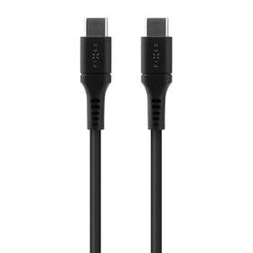 Kabel FIXED Liquid silicone USB-C/USB-C s podporou PD, 60W, 1,2m (FIXDLS-CC12-BK) černý