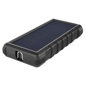 Powerbank Viking W24W 24000 mAh, solární outdoorová (VSPW24W) černá