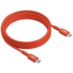 Kabel Club3D USB-C/USB-C PD 240W, 2m (CAC-1573) oranžový