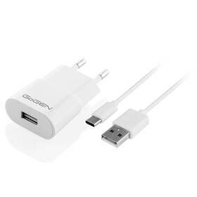 GoGEN ACH 103 CC,1x USB 1A, 5W + USB-C kabel 1m