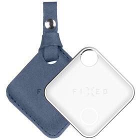 Lokátor FIXED Tag + pouzdro Case pro Tag z pravé hovězí kůže (FIXTAG-C2-BL) modré