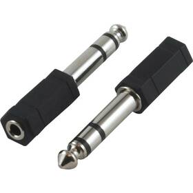 Redukce AQ stereo 3,5 mm jack / 6,3 mm jack F/M 
