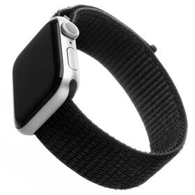 Řemínek FIXED Nylon Strap na Apple Watch 42/44/45/49 mm (FIXNST-434-BK) černý