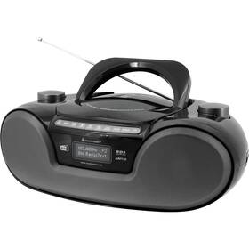 Radiopřijímač DAB+/CD Soundmaster SCD8300SW černá barva
