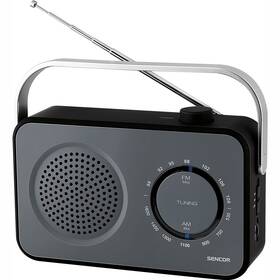 Radiopřijímač Sencor SRD 2100 černá barva
