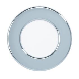 Vestavné svítidlo Eglo Fueva 5, kruh, 8,6 cm, teplá bílá, IP44 (99204) chrom