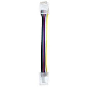 Konektor IMMAX CLICK 12mm s kabelem 10cm, RGB+CCT, 6pin (KON6P-12-2)