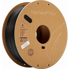 Tisková struna Polymaker PolyTerra PLA, 1,75 mm, 1 kg - Charcoal Black (PM70820)