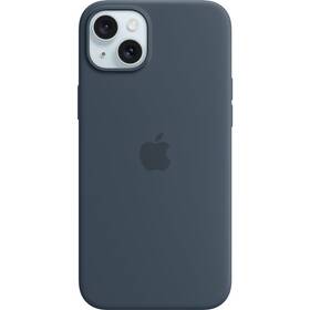 Apple Silicone Case s MagSafe pro iPhone 15 Plus - bouřkově modrý