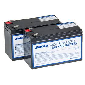 Bateriový kit Avacom pro renovaci RBC123 (2ks baterií) (AVA-RBC123-KIT)