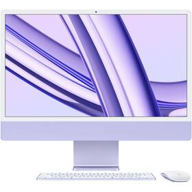 Počítač All In One Apple iMac 24" CTO M3 8-CPU 10-GPU, 24GB, 2TB - Purple CZ (APPI24CTO183)