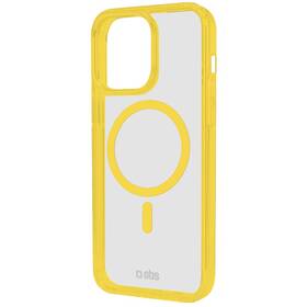 Kryt na mobil SBS Mag Frame s MagSafe na Apple iPhone 15 žlutá barva
