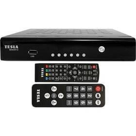 Set-top box Tesla SENIOR T2 černý - zánovní - 12 měsíců záruka