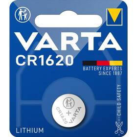Baterie lithiová Varta CR1620, blistr 1ks (6620112401) - rozbaleno - 24 měsíců záruka