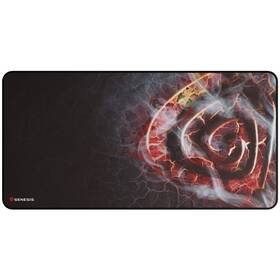 Podložka pod myš Genesis CARBON 500 MAXI, 90×45 cm černá barva
