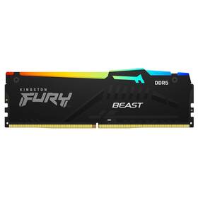 Paměťový modul DIMM Kingston FURY Beast Black RGB XMP DDR5 16GB 6400MHz CL32 (KF564C32BBA-16)