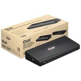 Dokovací stanice Club3D USB-C (5xUSB/USB-C/3xHDMI/2xDP/Ethernet/Audio), Triple 4K napájecí adaptér (CSV-1562)