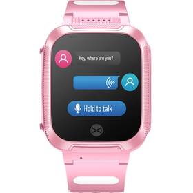Chytré hodinky Forever Kids Find Me 2 KW-210 (GSM107166) růžové