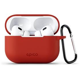 Pouzdro Epico Outdoor Cover s karabinou pro Apple AirPods Pro 2 (9911101400019) červené