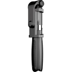 Selfie tyč WG 6 tripod s bluetooth tlačítkem (7243) černá