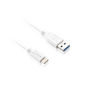 Kabel GoGEN USB/USB-C, 1m bílý