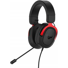 Headset Asus TUF Gaming H3 (90YH02AR-B1UA00) černý/červený