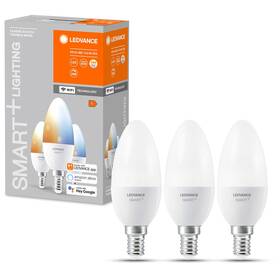 Chytrá žárovka LEDVANCE SMART+ WiFi Candle Tunable White 5W E14 3ks (4058075485914)