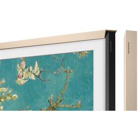 Výměnný rámeček Samsung pro Frame TV s úhlopříčkou 75" (2023), Zkosený design zlatá barva
