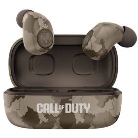 Sluchátka OTL Technologies Call of Duty Desert Sand Camo TWS hnědá barva
