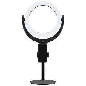 Světlo devia selfie stojan se světelným prstencem 8" (BRA010204) černé