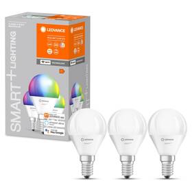 Chytrá žárovka LEDVANCE SMART+ WiFi Mini Bulb Multicolour 5W E14 3ks (4058075485990)