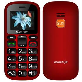 Mobilní telefon Aligator A321 Senior Dual SIM černá barva
